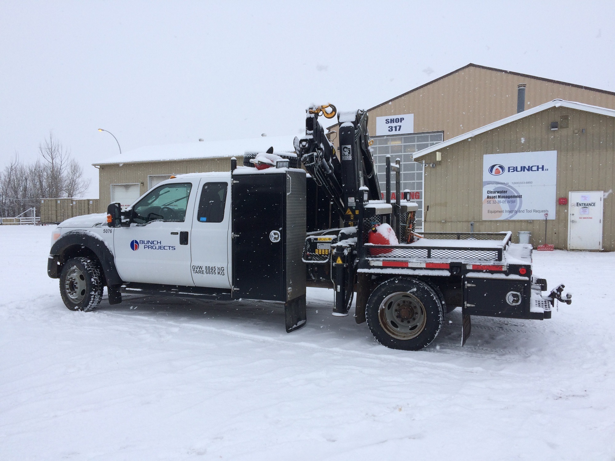 Bunch Picker Truck for Oil and Gas Pipe Spool Fabrication