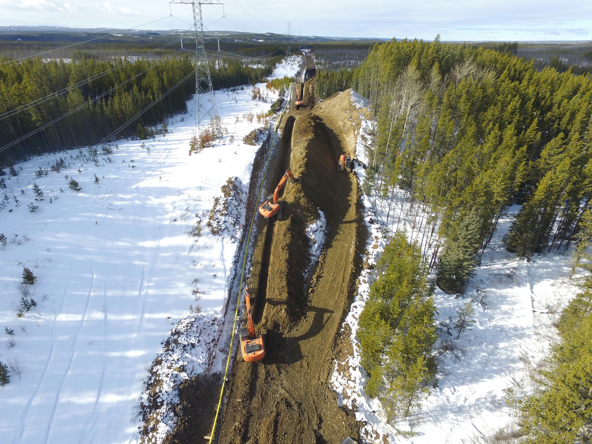 Bunch Pipeline construction and installation