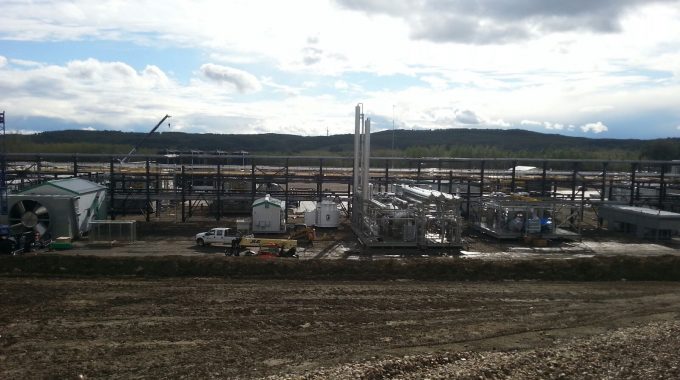 Deep Cut Gas Plant OIlfield Construction