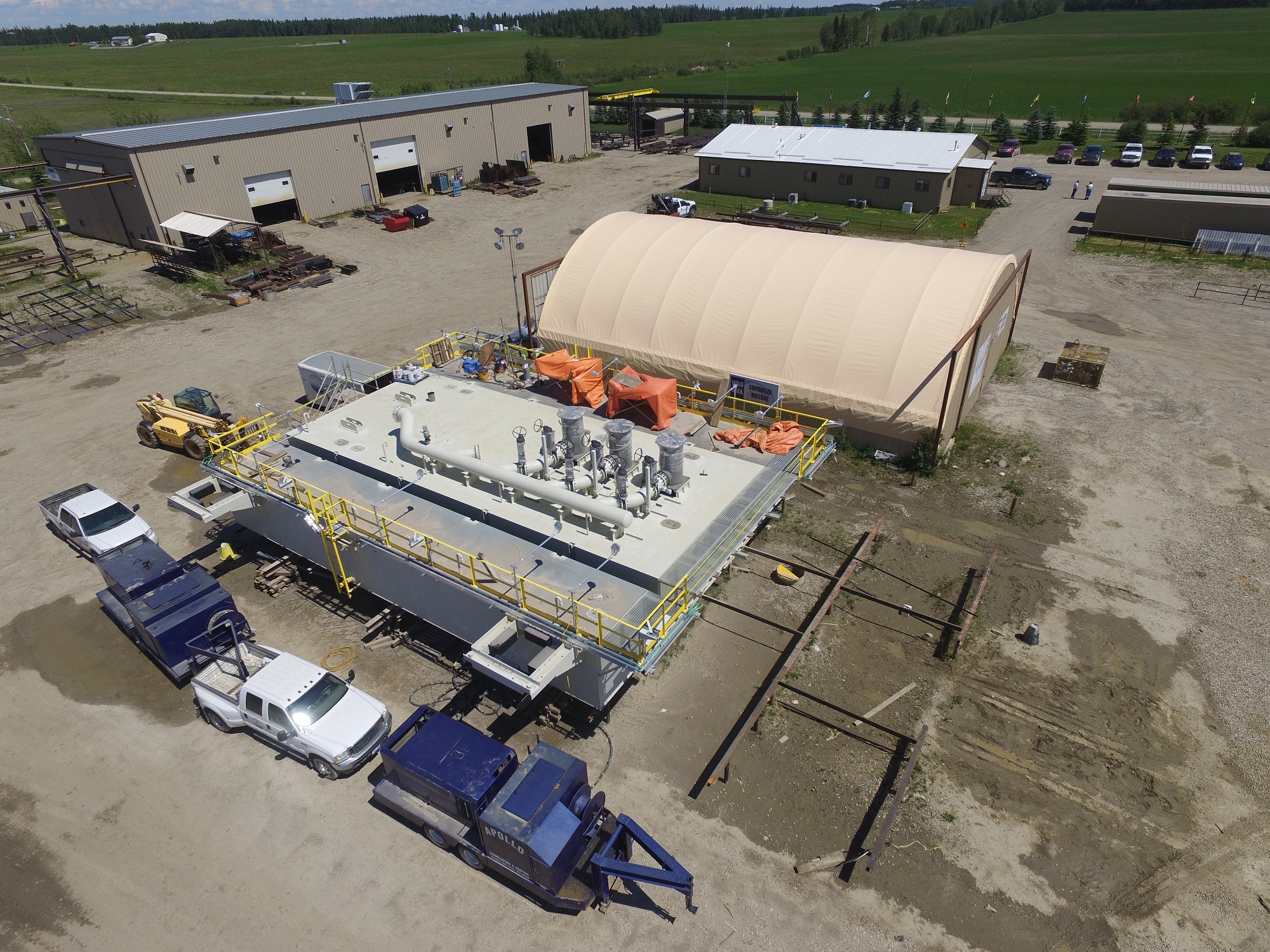 Bunch Clearwater Fabrication Tailings Barge Hull Construction