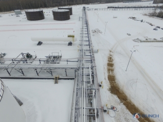 Bunch Rail Terminal Construction in Alberta