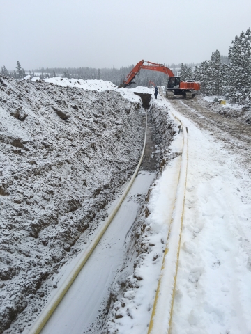 Bunch Pipeline Installation and Construction