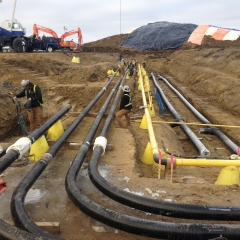 Bunch Refinery Facility Piping Construction