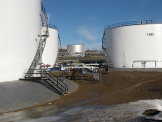 Bunch Tank Farm Construction Alberta